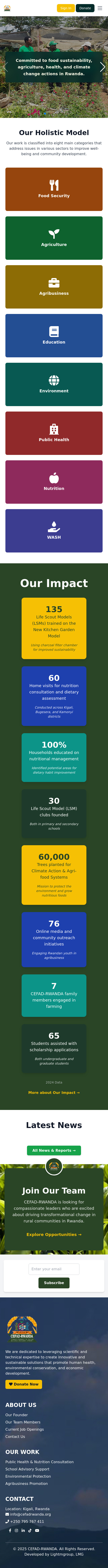 CEFAD-Rwanda (Advancing Sustainable Development)