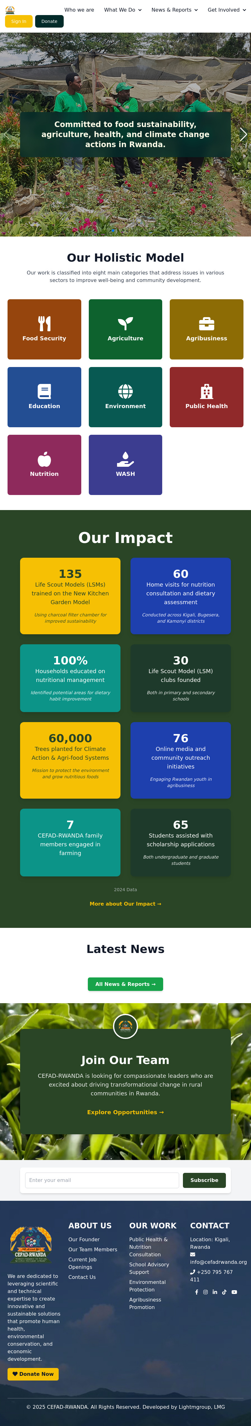 CEFAD-Rwanda (Advancing Sustainable Development)